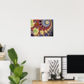 Mandelbrot-Fraktal Poster (Heimbüro)