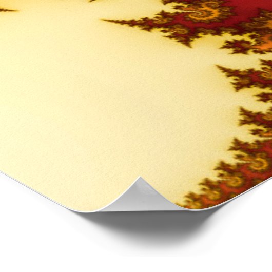 Mandelbrot Fraktal Poster (Ecke)