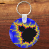 Mandelbrot Fraktal Schlüsselanhänger (Rückseite)