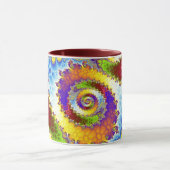 Mandelbrot Fraktal Spiral Tasse (Zentrum)