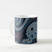 Mandelbrot-Fraktal-Tasse Kaffeetasse (Vorderseite Links)