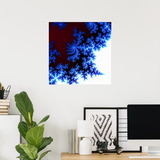 Mandelbrot Fraktal Zoom 2 Poster (Heimbüro)