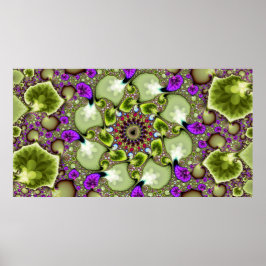 Mandelbrot Fraktal Zoom Poster