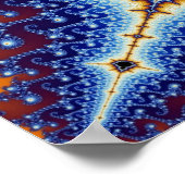 Mandelbrot Fraktal Zoom Poster (Ecke)