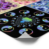 Mandelbrot Fraktale Poster (Ecke)