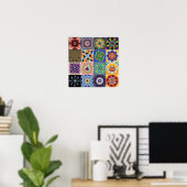 Mandelbrot Fraktale Poster (Heimbüro)