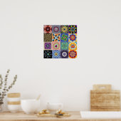 Mandelbrot Fraktale Poster (Küche)
