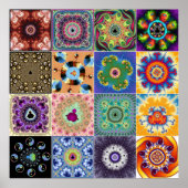 Mandelbrot Fraktale Poster (Vorne)