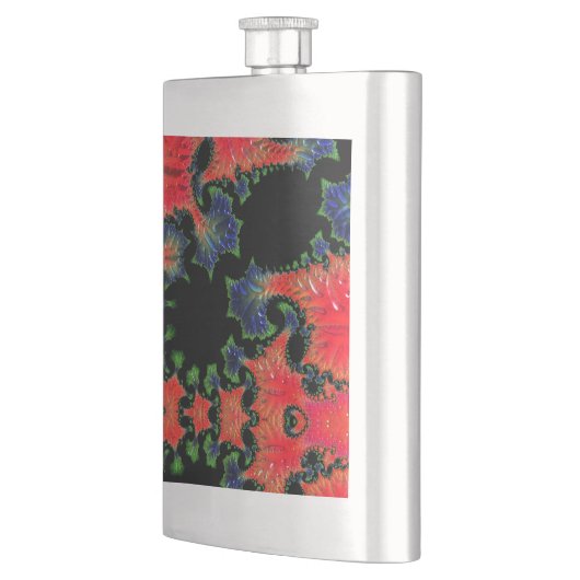 Mandelbrot Garden Classic Flask Flachmann (Links)