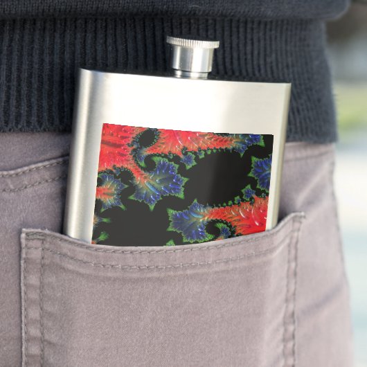 Mandelbrot Garden Classic Flask Flachmann (Beispiel)