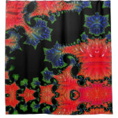 Mandelbrot Garden Duschvorhang (Vorderseite)
