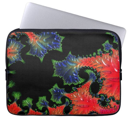 Mandelbrot Garden Electronics Bag Laptopschutzhülle (Vorderseite)