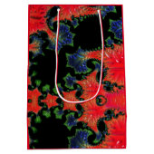Mandelbrot Garden Geschenktasche Mittlere Geschenktüte (Rückseite)