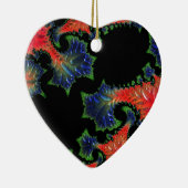 Mandelbrot Garden Heart Ornament (Rechts)