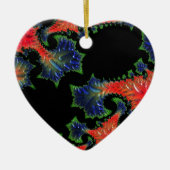 Mandelbrot Garden Heart Ornament (Vorne)
