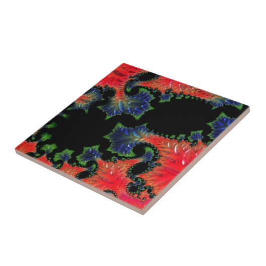 Mandelbrot Garden Keramik Tile Fliese (Seite)