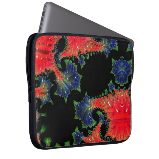 Mandelbrot Garden Laptop Cover (Vorne Rechts)