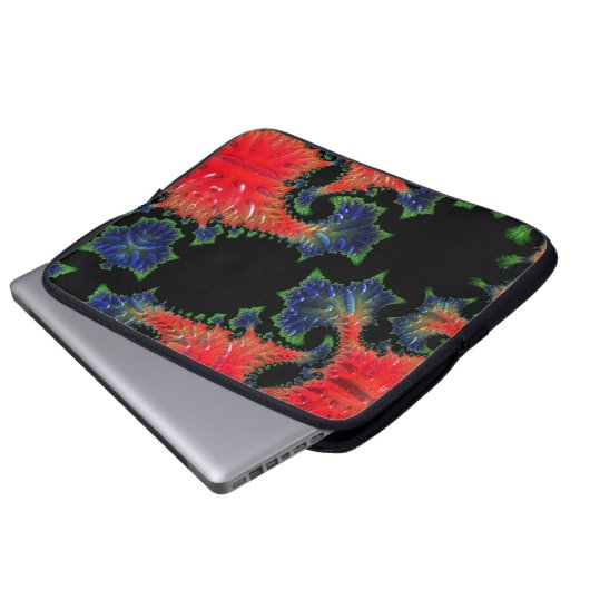 Mandelbrot Garden Laptop Cover (Vorne Knopf)