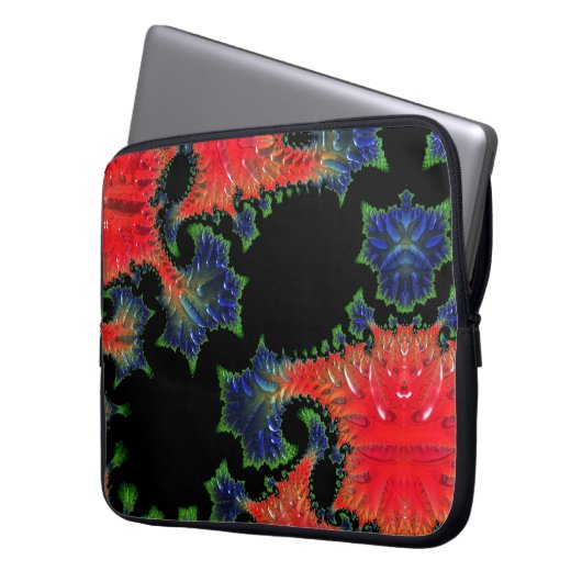Mandelbrot Garden Laptop Cover (Vorderseite Links)