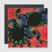 Mandelbrot Garden Magnetkarte (Vorne/Hinten)