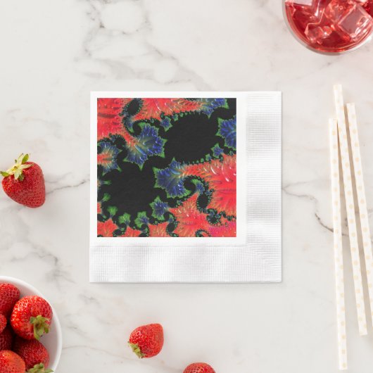 Mandelbrot Garden Napkins Serviette (Beispiel)