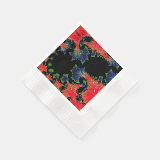 Mandelbrot Garden Napkins Serviette (Ecke)