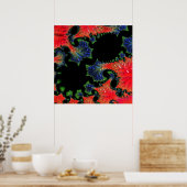 Mandelbrot Garden Poster (Küche)