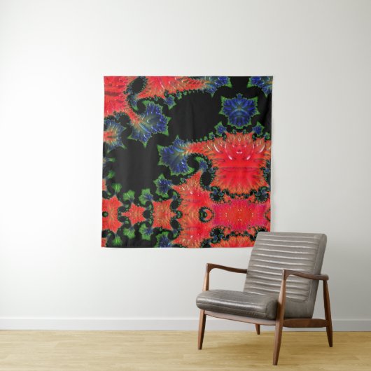 Mandelbrot Garden Tapestry Wandteppich (Beispiel)