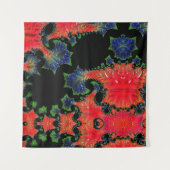 Mandelbrot Garden Tapestry Wandteppich (Vorderseite)