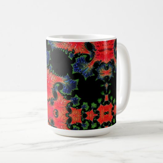Mandelbrot Garden Tasse (VorderseiteRechts)