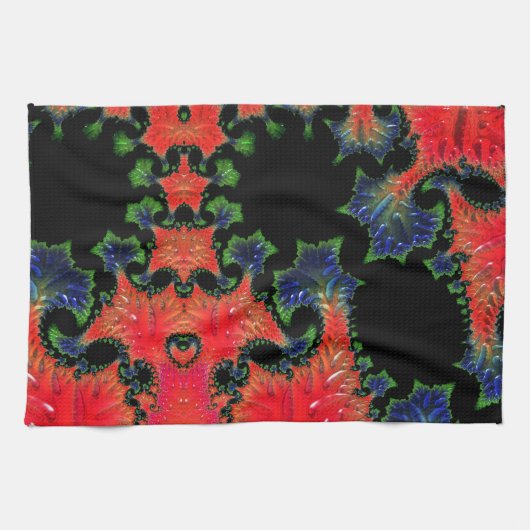 Mandelbrot Garden Teetuch Geschirrtuch (Horizontal)