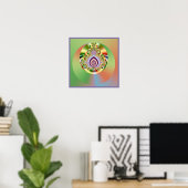 Mandelbrot Mandala Poster (Heimbüro)
