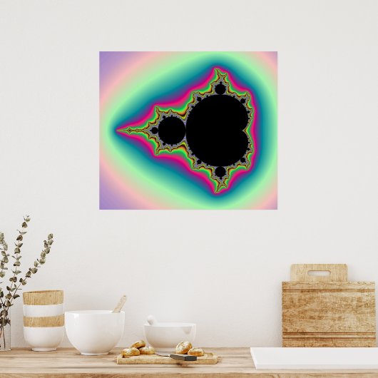 Mandelbrot Poster (Küche)