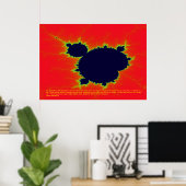 Mandelbrot Poster (Heimbüro)