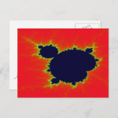 Mandelbrot Postkarte (Vorne/Hinten)