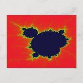 Mandelbrot Postkarte (Vorderseite)