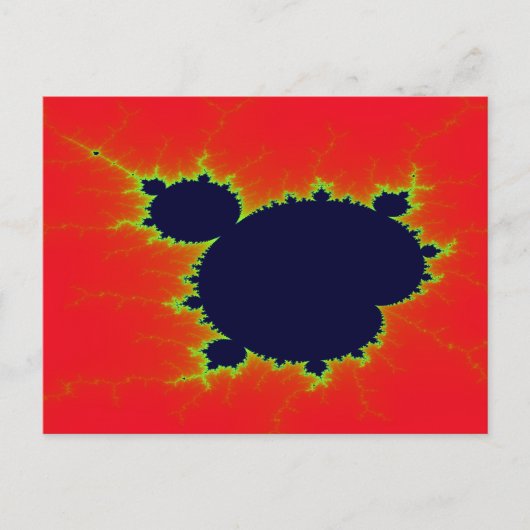 Mandelbrot Postkarte (Vorderseite)