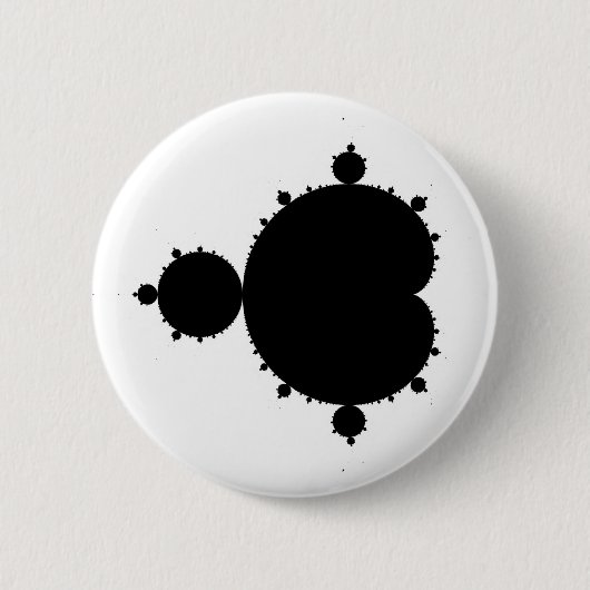 Mandelbrot Set 01 - Fraktal Button (Vorderseite)