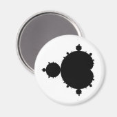 Mandelbrot Set 01 - Fraktal Magnet (Vorderseite/Rückseite)