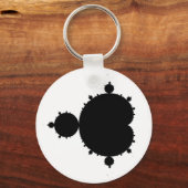 Mandelbrot Set 01 - Fraktal Schlüsselanhänger (Vorderseite)