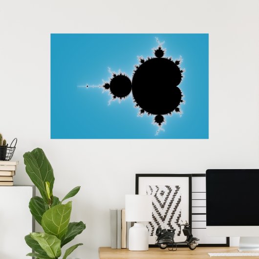 Mandelbrot Set 05 - Fractal Poster (Heimbüro)