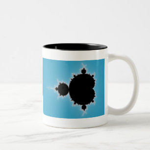 Mandelbrot Set 05 - Fraktal Zweifarbige Tasse