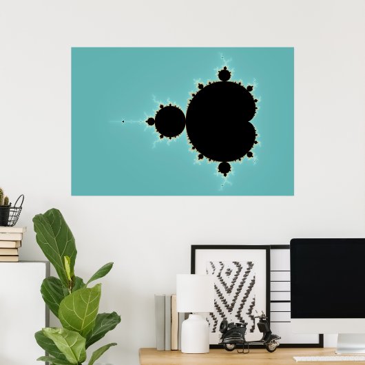 Mandelbrot Set 06 - Fractal Poster (Heimbüro)