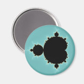 Mandelbrot Set 06 - Fraktal Magnet (Vorderseite/Rückseite)