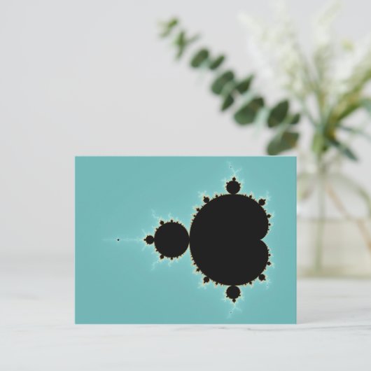 Mandelbrot Set 06 - Fraktal Postkarte (Stehend Vorderseite)