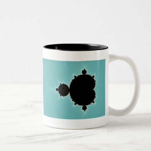 Mandelbrot Set 06 - Fraktal Zweifarbige Tasse (Rechts)