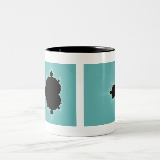 Mandelbrot Set 06 - Fraktal Zweifarbige Tasse (Mittel)