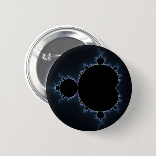 Mandelbrot Set 07 - Fraktal Button (Vorne & Hinten)