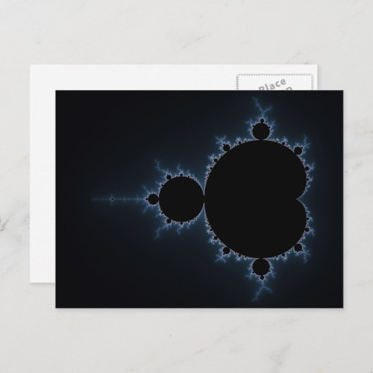 Mandelbrot Set 07 - Fraktal Postkarte (Vorne/Hinten)