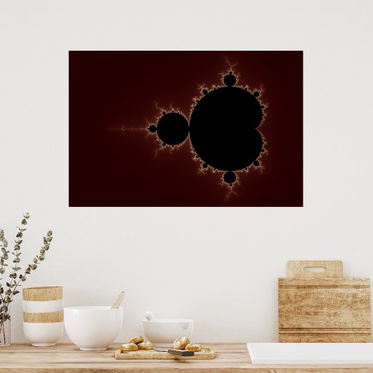 Mandelbrot Set 08 - Fractal Poster (Küche)